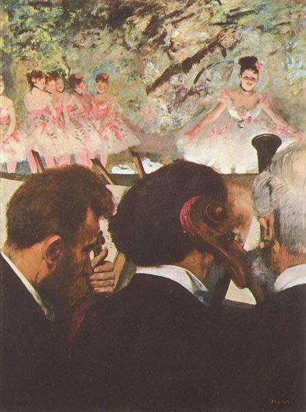 Edgar Degas Musicians in the Orchestra Germany oil painting art